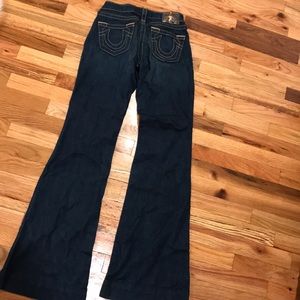 Women’s true religion wide bootleg jeans